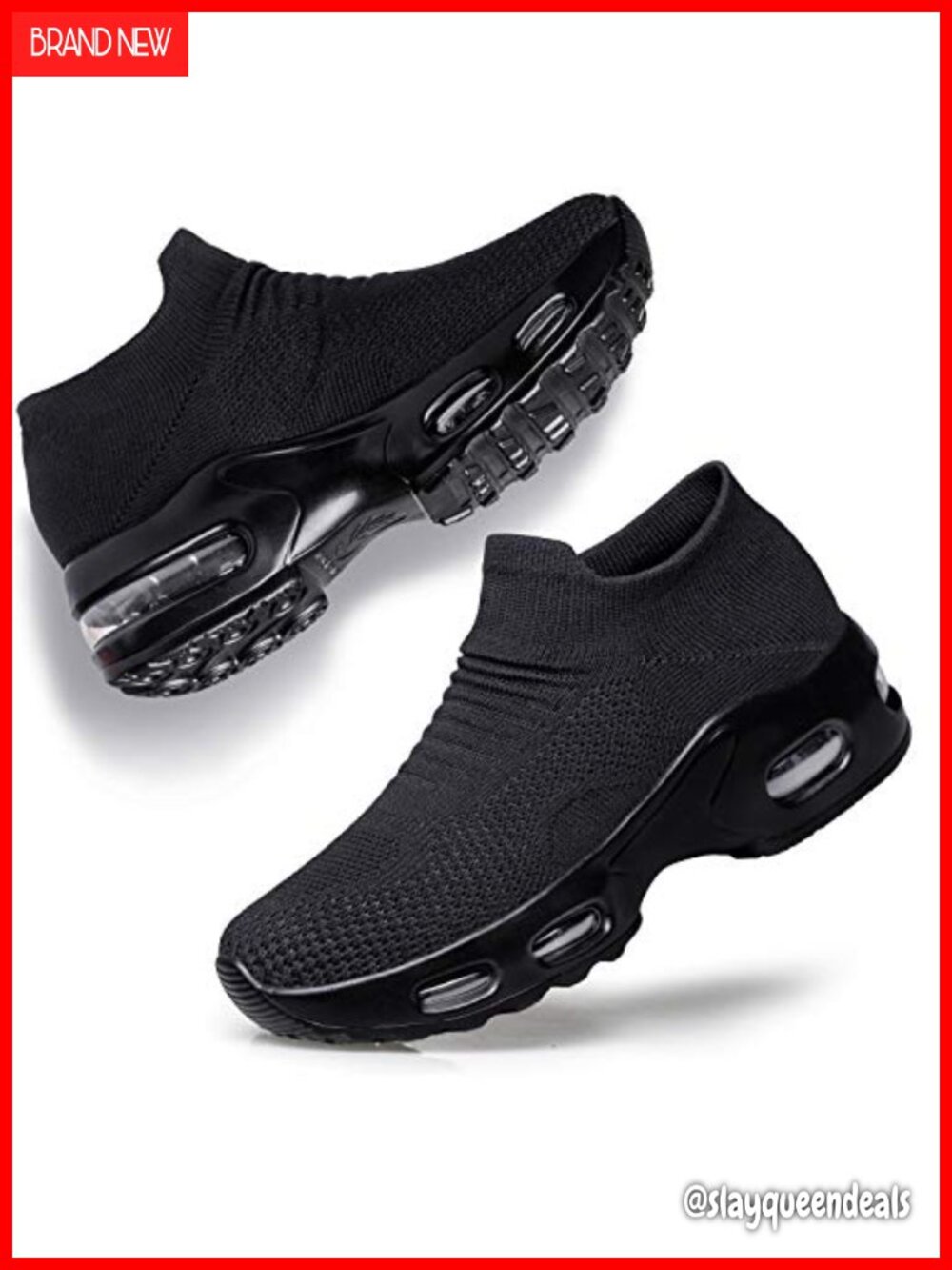 YHOON Slip-On Walking Shoes Air Cushion Breathable